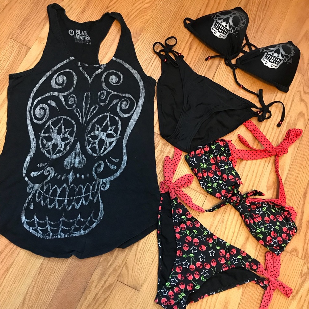 Skull 💀 Bathing Suits!!!